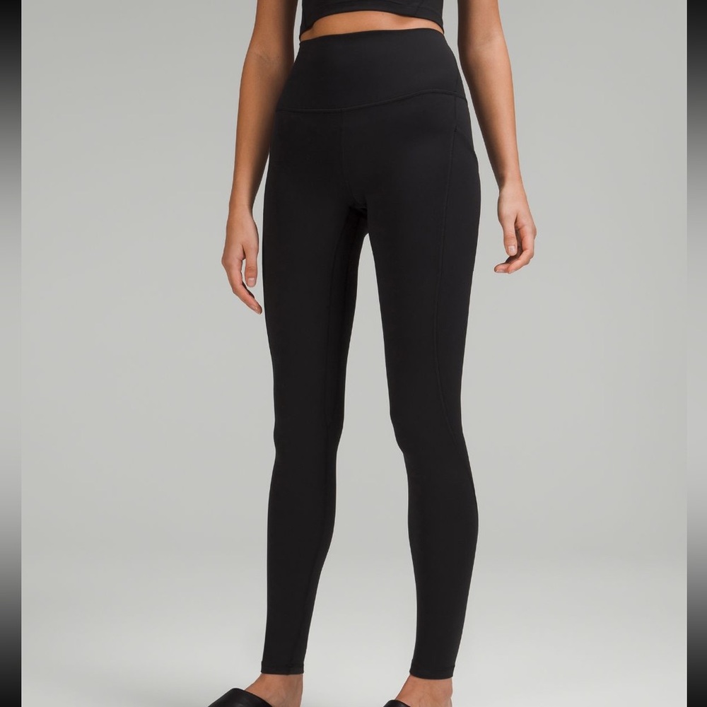 Lululemon high rise 28” align pant with pockets size 4